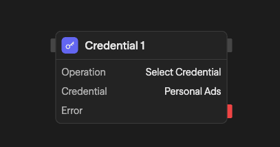 Credential Block